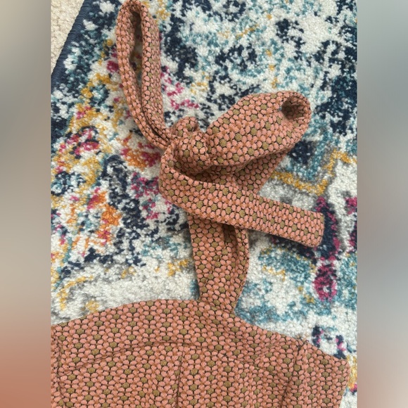 Size S Free People Knit Tanktop Tie Sleeve Floral Bustier - Picture 3 of 3